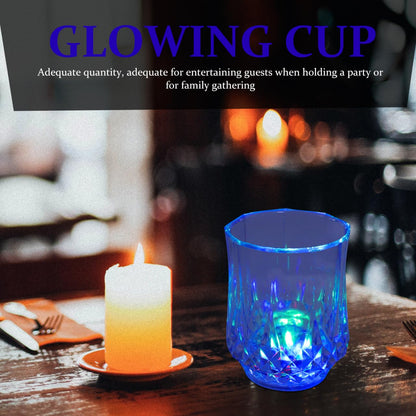10pcs Flash Drinking Cups Water Cups for Bars Weddings Birthdays and Night Events Unique Neon Glow Drinkware for Guests and Gatherings