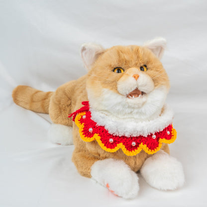 Chongker Interactive Realistic Cat Plush Toy with Sound & Heartbeat, Lifelike Robotic Kitty with Purring, Meowing, Blinking & Moving Head Tail, Custom Name Feature, Companion Gift for Seniors