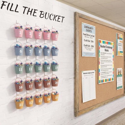 JellyArch Classroom Management Tools have You Filled a Bucket Today bucket Filler Activities Positive Behavior Reward Jars Teacher Essentials Preschool Elementary Classroom Must Haves(Boho)