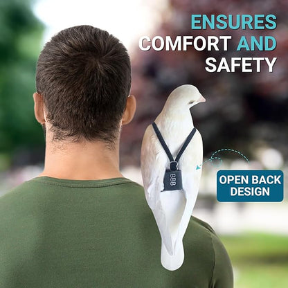 FLYPER Adjustable Mini Bird Diaper | Reusable, Washable Cloth | Comfort Fit for Parrots, Cockatiels, and Other Small Birds | Fashionable Avian Accessories Size 8.5