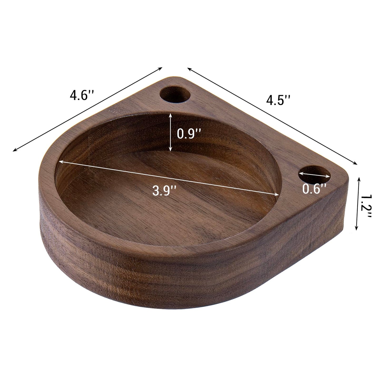 MyGift Dark Walnut Solid Wood Tabletop Guest Party Cup Holder Dispenser with Marker Pen Slots