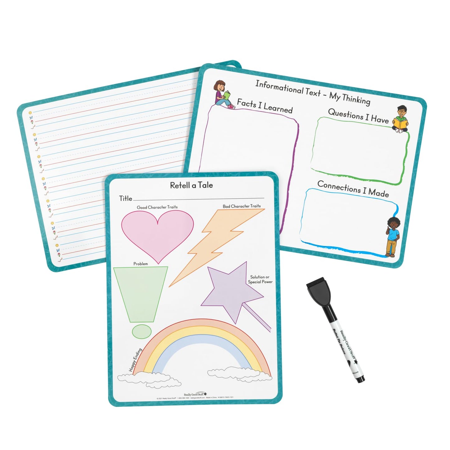 Really Good Stuff Family Engagement Reading - Read, Write and Play Pack - First Grade
