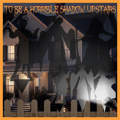 Nitakou Witch Halloween Decorations Outdoor Hocus Pocus Garden Metal Stakes Decor, Halloween Silhouette Party Yard Signs with Stakes,Trick or Treat Party Supplies for Kids Home Party