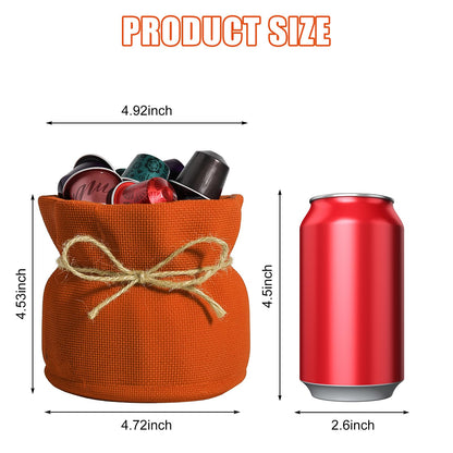 ehuoyan Succulent Pots Flower Pots for Indoor Plants Cute Plant Pots Candy Bowl for Office Key Holder Bowl Farmhouse Table Decor (Orange)