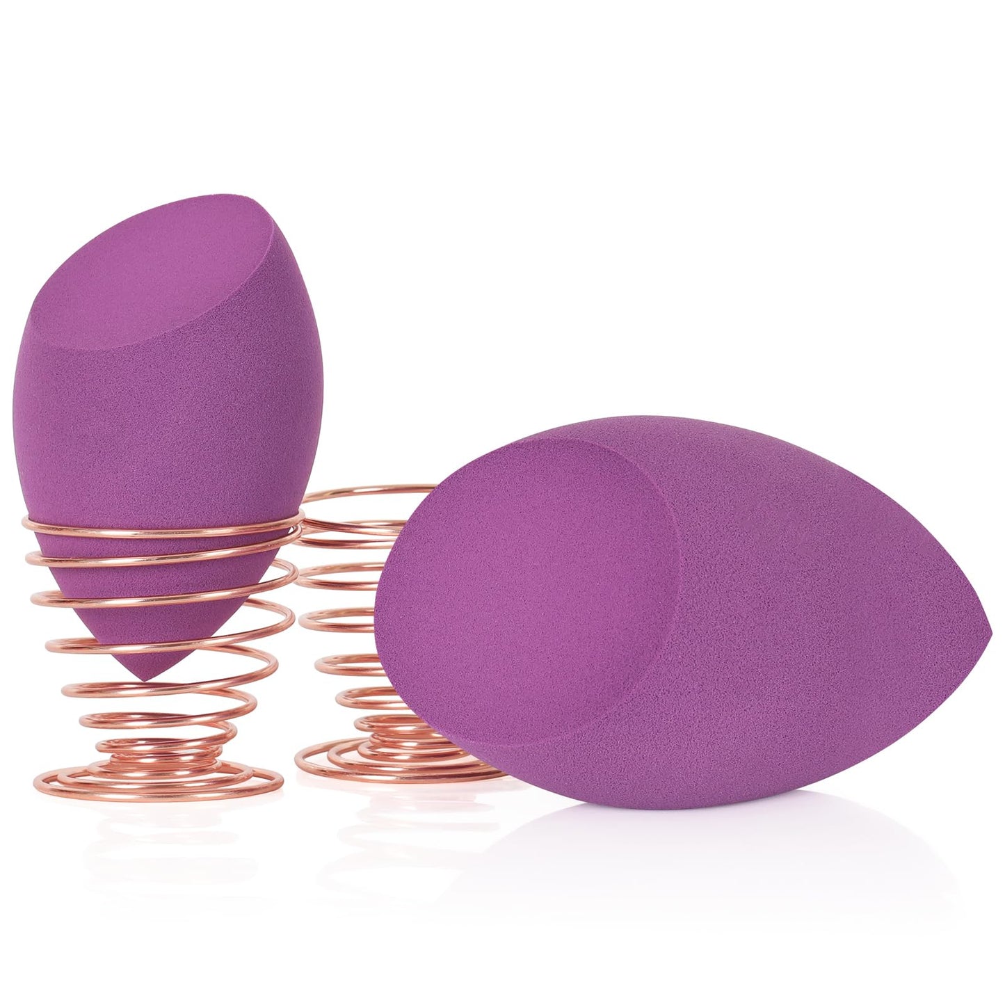 XL EXTRA LARGE Make Up Beauty Sponges Blender-Product contains: 1x Small(8cm) 1xExtra Large(11cm) and 2 Sponge Holder-for Face Body, Blush Cream, Liquid Foundation Powder Application, Ivory