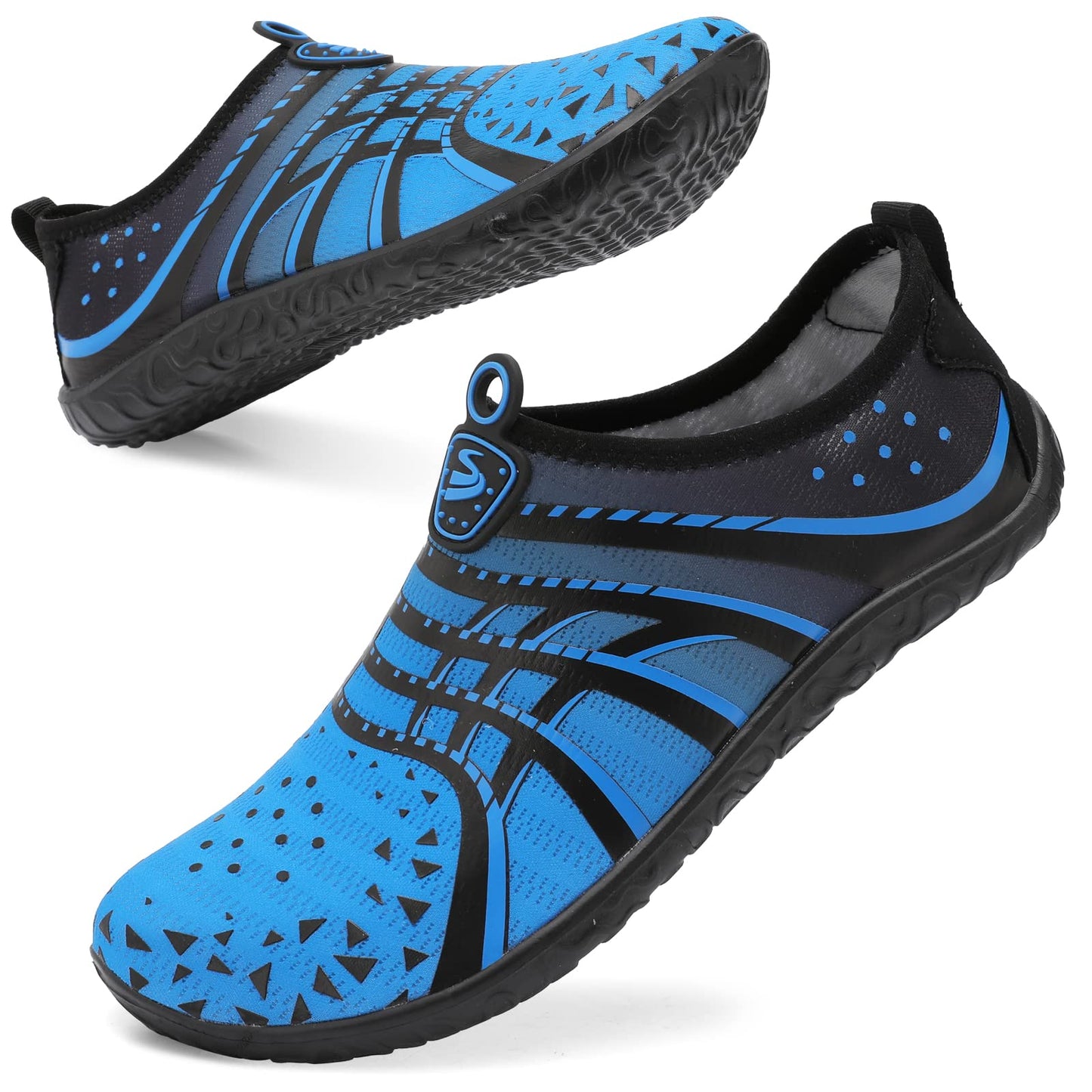 Spesoul Womens and Mens Water Shoes Breathable Quick Dry Swim Shoes Barefoot Aqua Socks Beach Shoe for Pool River Yoga Outdoor Water Sports 13-14 Women/10.5-11.5 Men