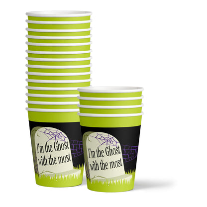 Beatlejuice Party Supplies - Ghost Birthday Supplies - Halloween - Tableware Set Includes Plates Napkins Cups - Kit for 16