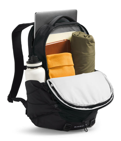 The North Face Borealis Commuter Laptop Backpack - Water Repellent, Laptop Sleeve, Large Main Compartment, TNF Black/TNF Black-NPF, One Size