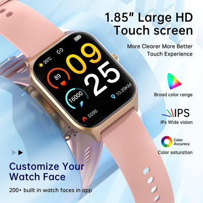 Smart Watch for Women Fitness Tracker: Waterproof Make/Answer Call Smart Watches for Women Running Digital Mens Watches Step Smartwatch Android Phones iPhone Samsung Compatible Heart Rate Monitor