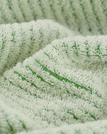 Cleanbear Green Hand Towels for Bathroom, 4 Pack Cotton Towels