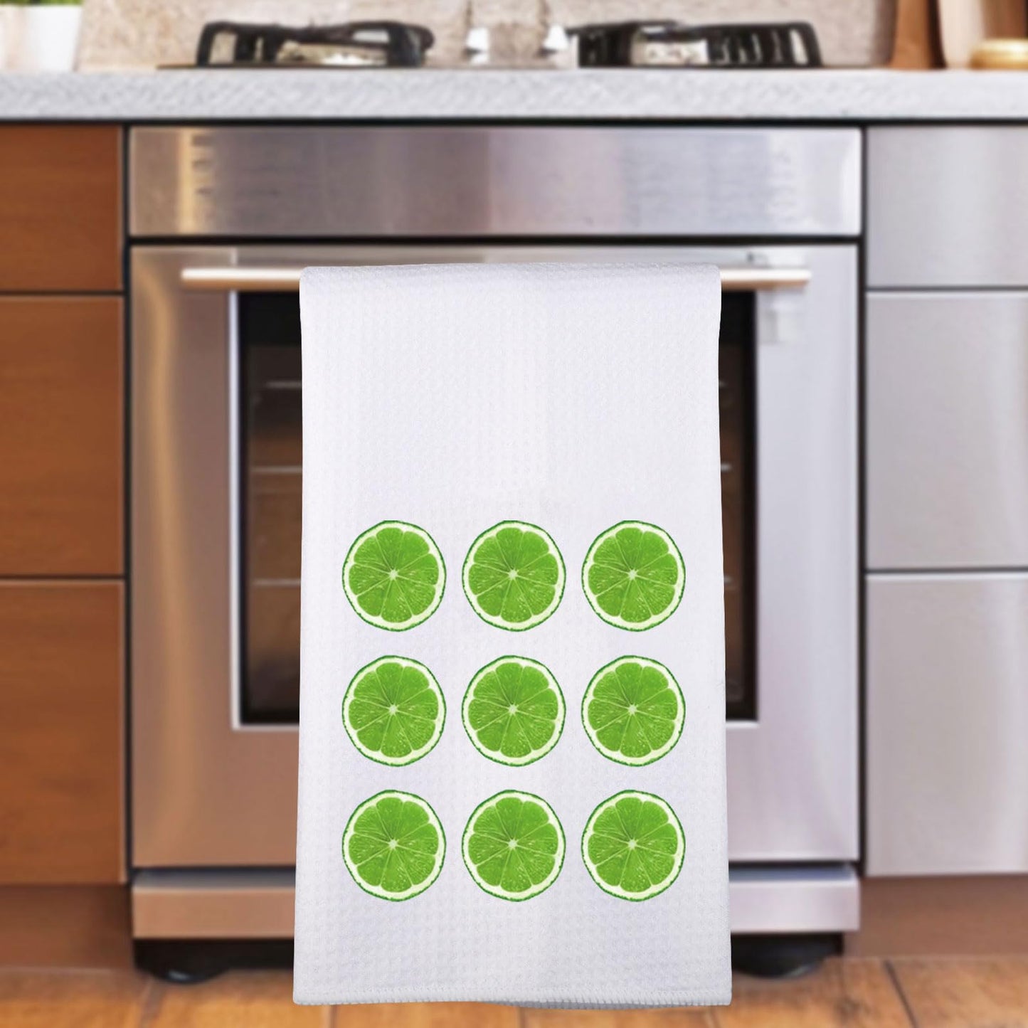 JNIAP Limes Kitchen Towel Lime Lover Gift Sour Lime Gift Lemon Limes Gifts(Green Orange kt)