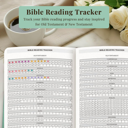Bible Study Journal – Church Notes Notebook for Note Taking & Reflection – Daily Faith Journaling Kit, Faith Based Religious Gifts & Accessories