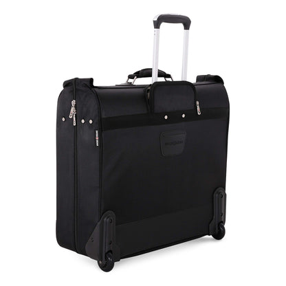SwissGear 7895 Premium Rolling Garment Bag, Bonus Hanging Feature, Men's and Women's, 24-Inch Luggage - Black