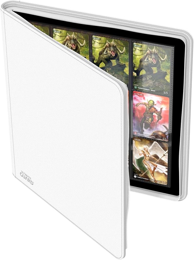Ultimate Guard Zipfolio 480 – 24 Pocket XenoSkin (Quadrow) White