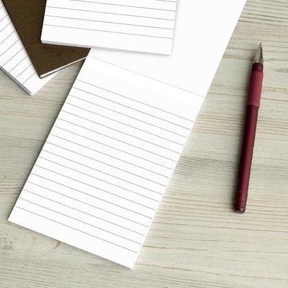 20 Pcs Perforated Note Pads College Ruled - 4" x 6" Inch Writing Notepad for Daily Planning - Perforated Small Notepads with 30 Sheets per Pad - Ruled Papers