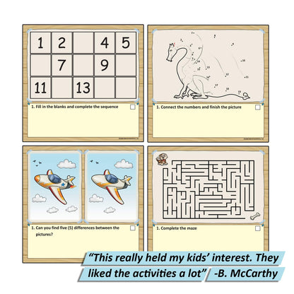 Gifted and Talented Flashcards (Wipe Clean) - Essential Verbal Concepts and Vocabulary; for Pre-K - Kindergarten; 90 flashcards with Over 200 Questions, Stickers, Fun Activities, Games, Pen Included