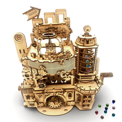 Wooden 3D Puzzle for Adults DIY Model Kits Wood Mechanical Crafts Set to Build Gift for Women Men Age 14+ Years Old