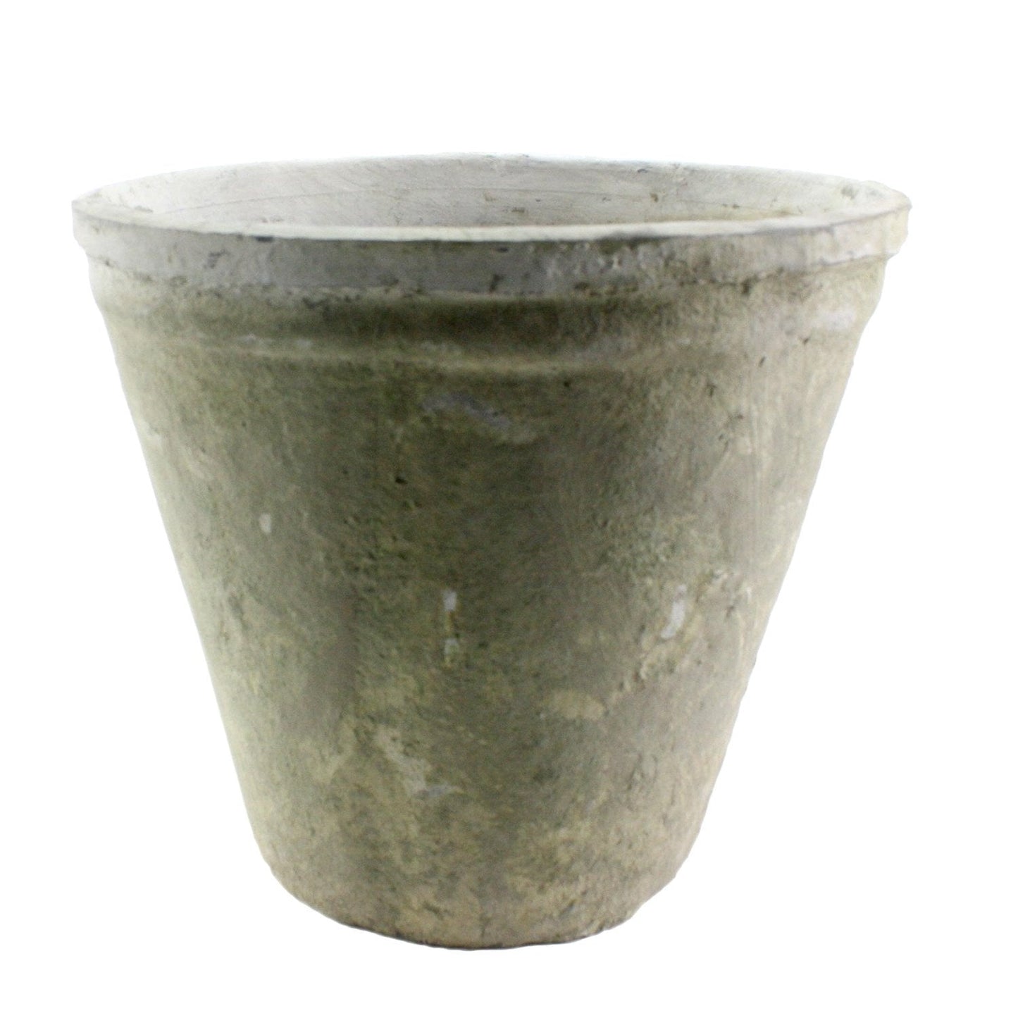 HomArt Rustic Terra Cotta Tomato Pot, Large, Antique Whitestone, 1-Count