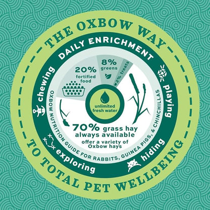 Oxbow Hay Toppers Meadow Blend, Bunny Treats, Foraging Enrichment for Rabbits, Chinchillas, Guinea Pigs, and Other Small Herbivores, Timothy Hay Topper, Premium Rabbit Food Additive, 2oz
