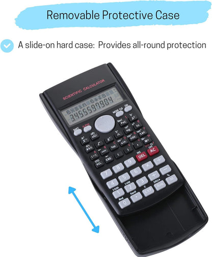 Mr. Pen Scientific 2 Line Calculator - Fraction & College Math Calculator for Students & Engineers, Back to School Supplies