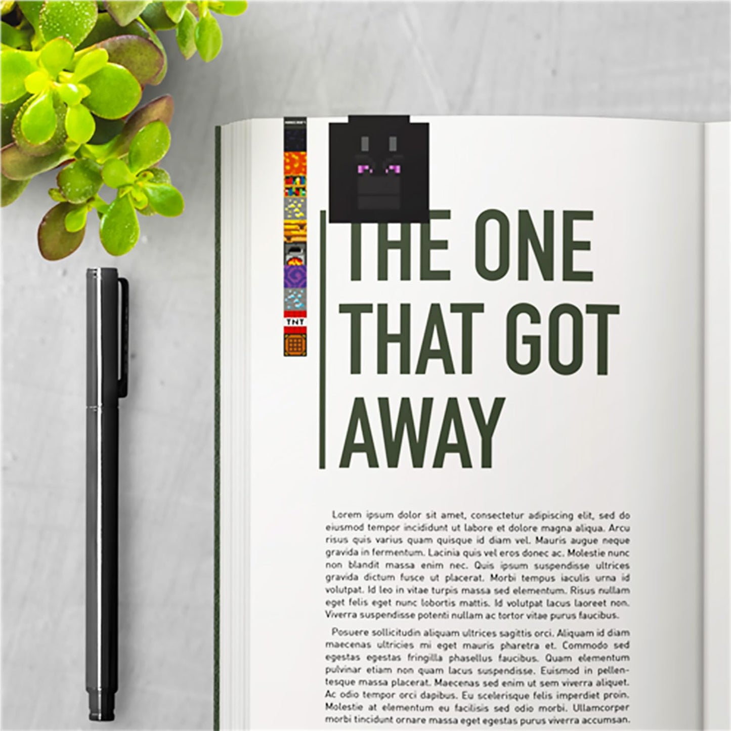 Minecraft Bookmark Set - Bundle with 8 Bookmarks and Page Clips Featuring Creepers, Zombies, More Plus Stickers | Minecraft School Supplies for Boys Girls Kids