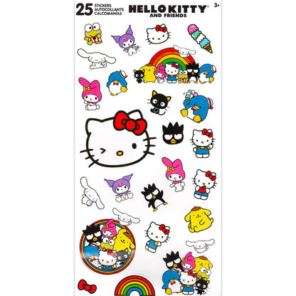 Hello Kitty Party Favor Bags Set - Bundle with 6 Drawstring Bags for Kids with Stickers and More | Hello Kitty Birthday Party Supplies