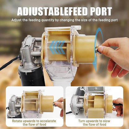 Automatic Chicken Feeder，16 Groups Timed Feeder，Automatic Poultry Feeder for Chickens, Ducks, Geese, Pigeons, Dogs, Fish, Cat