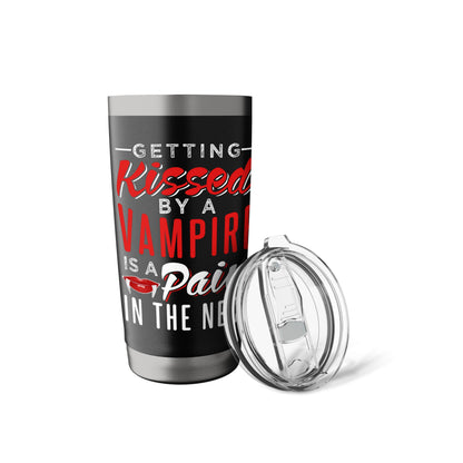 Horror Halloween Vampire Design For Women Stainless Steel Insulated Tumbler