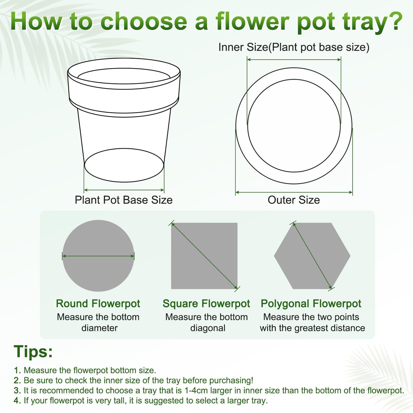 M METERXITY 2-Pack Ceramic Plant Saucer, 5.4 Inch OD Round Plant Saucers Flower Pot Saucers for Indoors/Outdoors Plant Pot, Ceramic Drain Tray [White]