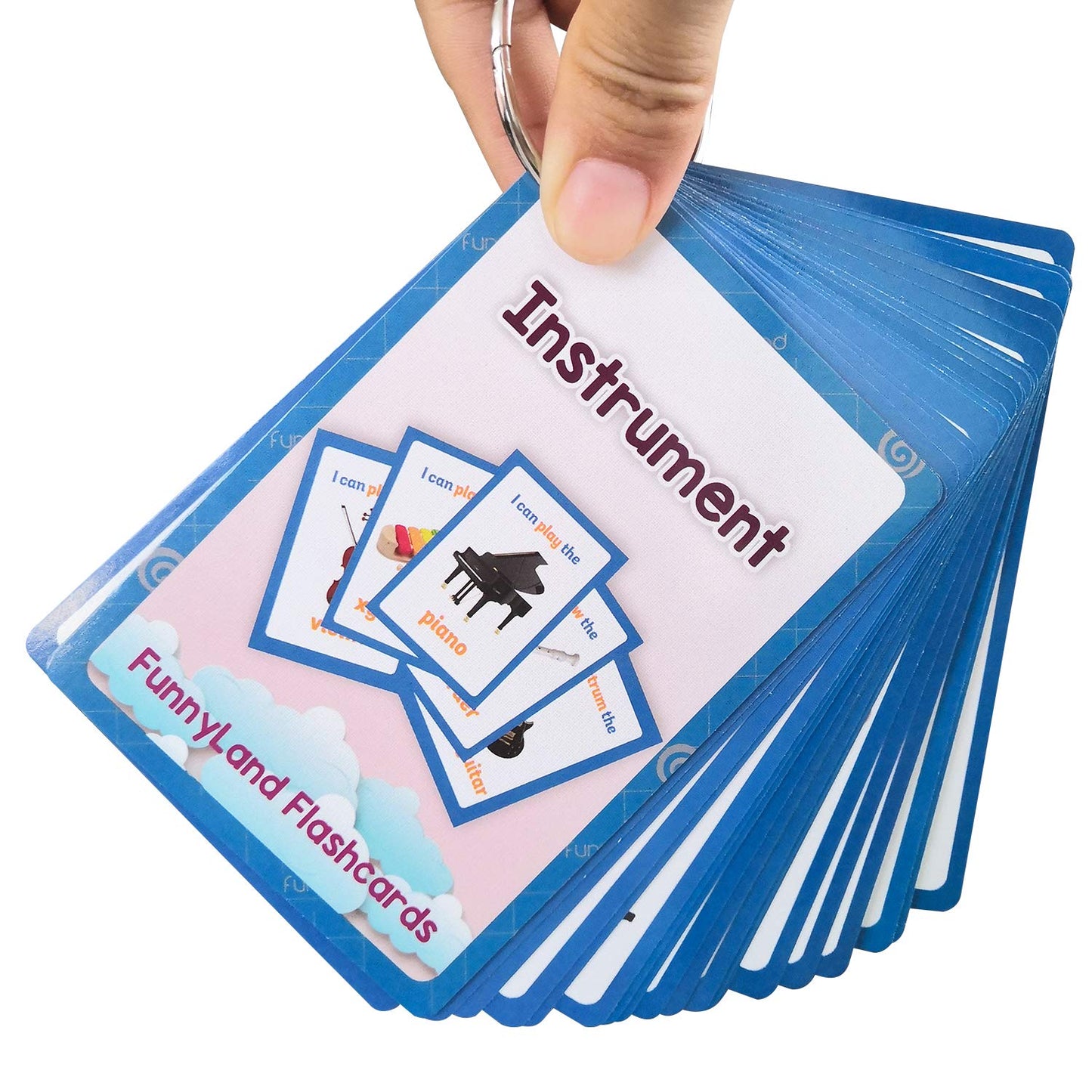 Toys&Sports/Instrument/Classroom/Prepositions Flash Cards English Kids Montessori Learning Toy Child Pocket Card Pre-Kindergarten