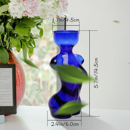 CYZglass Propagation Vases for Plants Plant Propagation Jars Unique Body Avocado Vase Glass Planter Perfect for Seed Starting Water Rooting and Home Decor Gift for Father