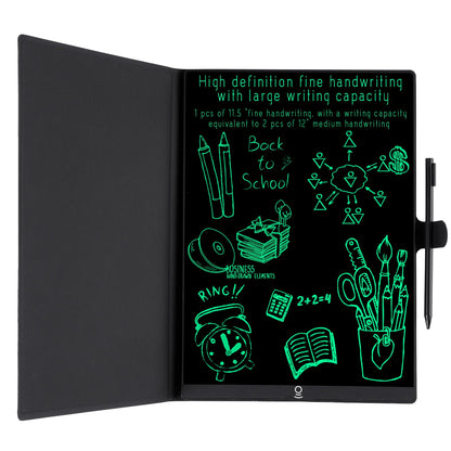 11.5in Erasable Writing Tablet for Drafting, Taking Notes and Leaving Message, Superfine Line Design Precise Sketching Writing Board Drawing Pad with a Pencil,Packed with a Leather Case Protective
