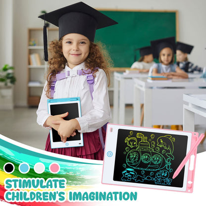 Zhehao 20 Pack LCD Writing Tablet for Kids: 8.5 Inch Colorful Drawing Doodle Boards - Reusable Erasable Doodle Board Educational Learning Toys Gifts for Toddlers Ages 3-8 Party Favors(Pastel,Classic)