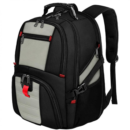 YOREPEK Large Backpack for Men, Extra Large Laptop Backpacks for Men Women, Water Resistant Travel Backpack Airline Approved Business Work Bag Fits 17 Inch Computer, Black
