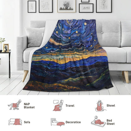 Hydrangea Floral Throw Blanket for Girls Boys Kids Adults, 50x60 in, Cozy Flannel Blanket for Bedroom, Camping, Couch, Room Decor, Fuzzy Warm Soft Gifts