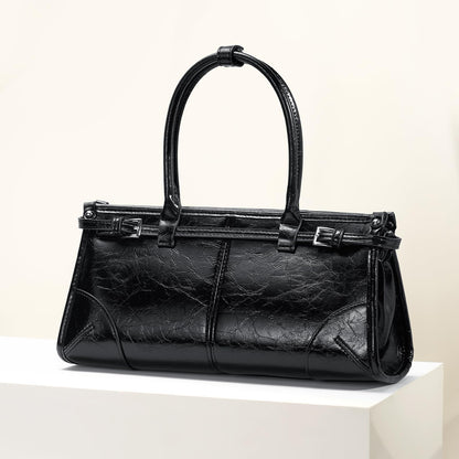 CHUNLI Clutch Purses for Women Soft PU Leather Handbag, Top Handle Satchel Tote and Shoulder Bags for Work
