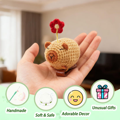 Crochet Bookmark for Women, 3D Handmade Cute Animal Bookmark, Funny Unique Gift for Book Lovers, Aesthetic Reading Accessory, Gift for Women