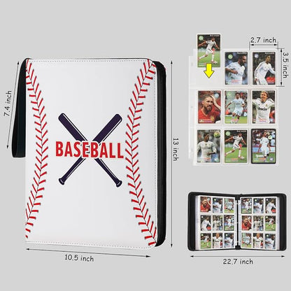 Card Binder for Cards Binder 9-Pocket,Compatible with Cards, 9-Pocket Pages Sleeves Hold up 720 Cards.Trading Card Binder with Sleeves，Card Holder Collector