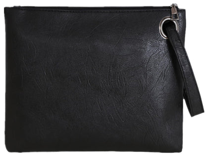 ruizedidi Clutch Purses for Women Evening Bag Women's Handbags Purse Trendy Designer Wedding Pu Leather Wristlet Black