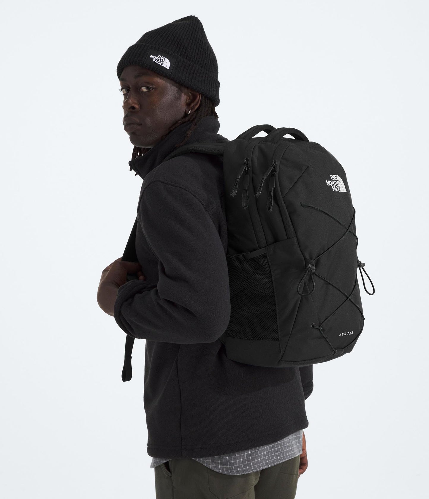 The North Face Jester Everyday Laptop Backpack - Commuter Daypack, Water Repellent, Laptop Sleeve, TNF Black-NPF, One Size