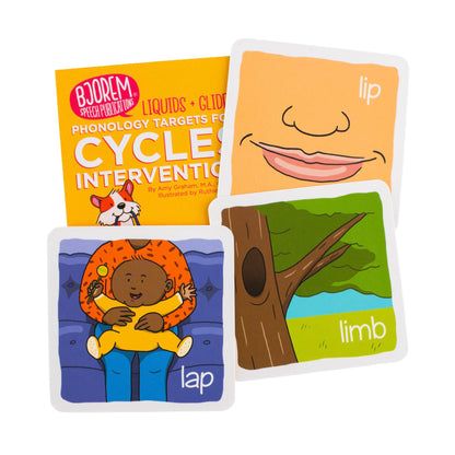 Bjorem Speech® Cycles Intervention Bundle #2 – Evidence-Based Phonology Therapy Cards for Highly Unintelligible Speech | Target Syllableness, Fronting, and Singleton Stridents