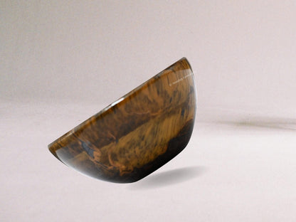 Tiger Eye Crystal Bowl - 2 Inch Decorative Bowls for Room and Home Decor - Gemstone Healing Crystals for Elegant Display, Positive Energy Balance and Gift
