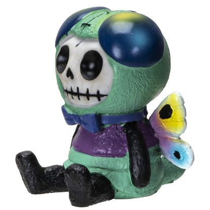 Furrybones Summit Collection Dragonfly Tombo Figurine Decorative Signature Skeleton in Colorful Dragonfly with Cute Wing