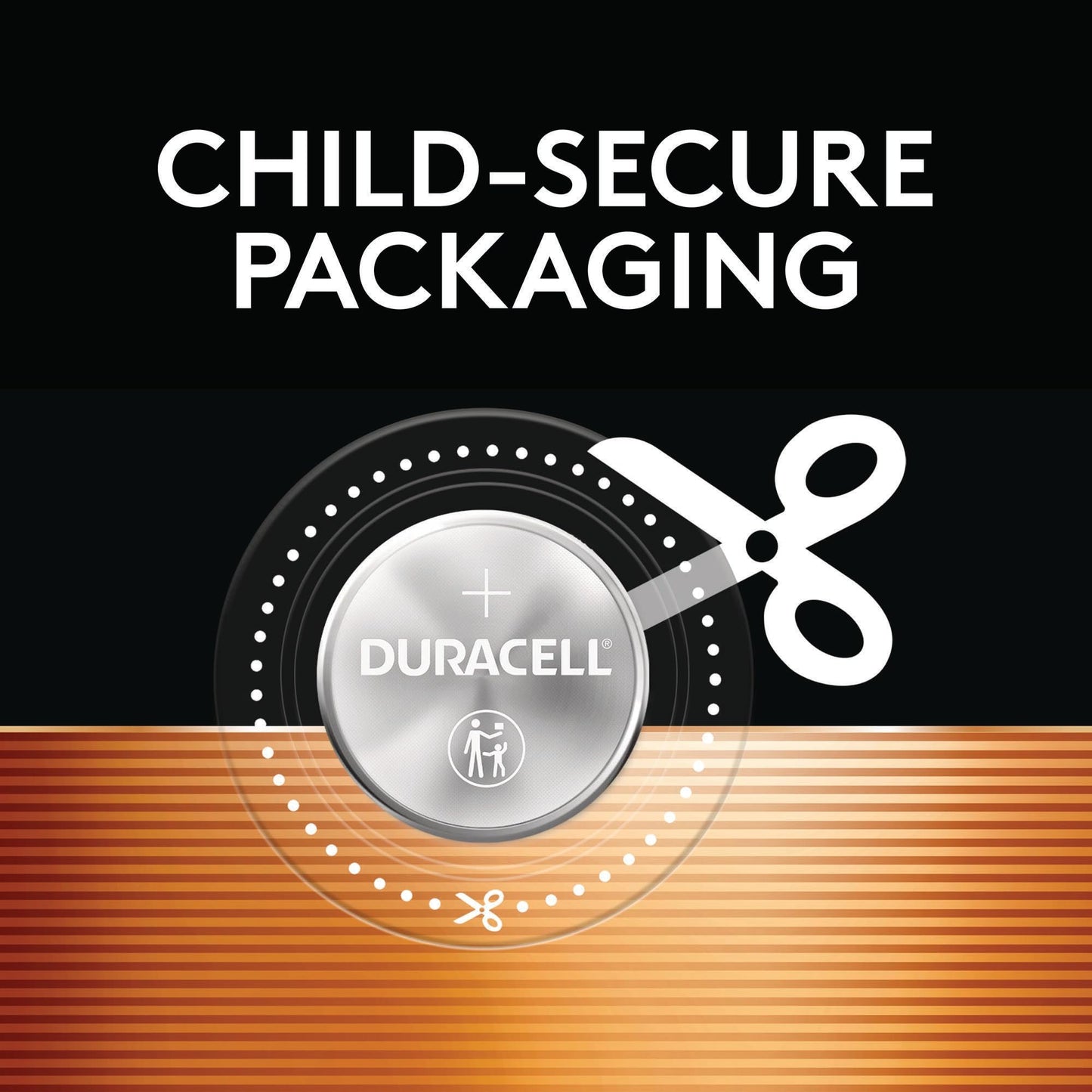 Duracell CR2025 3V Lithium Battery, Child Safety Features, 2 Count Pack, Lithium Coin Battery for Key Fob, Car Remote, Glucose Monitor, 3 Volt Cell