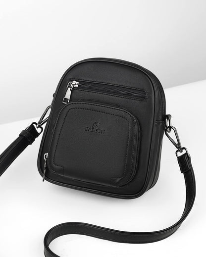 FADEON Small Purses for Women Crossbody Bags, Designer PU Leather Mini Cross Body Purse Travel Shoulder Bag Card Slots