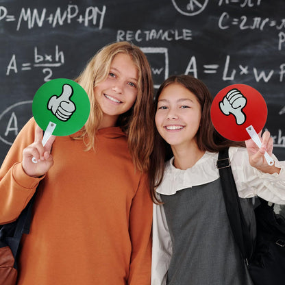 30 Pack Thumbs up Thumbs Down Classroom Voting Paddles Small Group Classroom Supplies Teacher Supplies, Yes or No Classroom Signs Student Supplies
