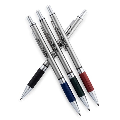 June Gold 4 Pro 2.0 mm Mechanical Pencils, 36 Colored Refills, 36 2B Refills, 36 4B Refills, 2 Sharpeners, 2 Smudge Resistant Erasers, Built in Sharpeners & Soft Non-Slip Grip on Each Pencil