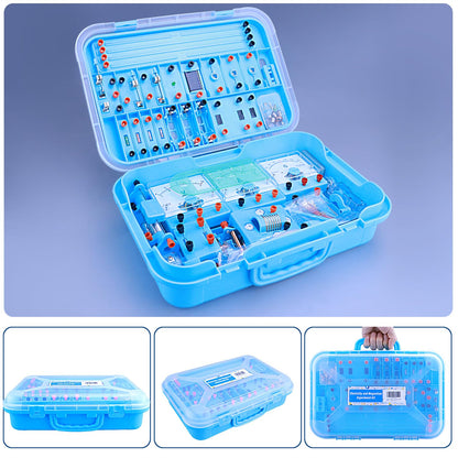 MATIFANER Physics Labs Basic Electricity Discovery Circuit and Magnetism Experiment kit for High School Students, STEM Kits for Learning Starter Electromagnetism Elementary Electronics