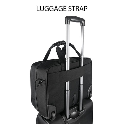 VANKEAN 17.3 Inch Rolling Laptop Bag, Waterproof Overnight Rolling Bags, Laptop Bags for Travel/Work/Business, Stylish Carry on Briefcase, Black