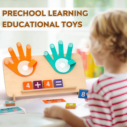 MOTREE Preschool Learning Toys for Toddlers 2-4, Educational Math Manipulatives Number Counting Blocks for Kids, Montessori Toys for 3-5 Year Old Boys Girls Birthday Gifts